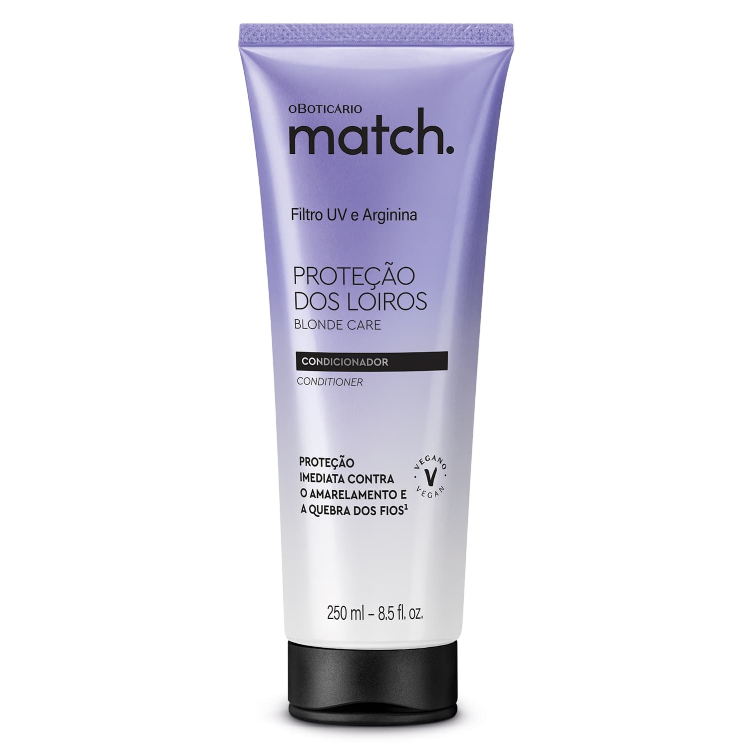 Condicionador Match. Proteção Dos Loiros 250Ml
