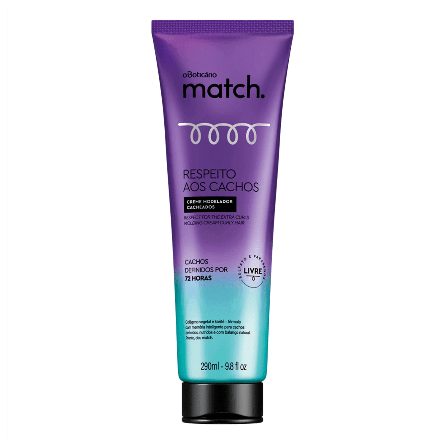 Creme Modelador Match Respeito Aos Cachos 290Ml