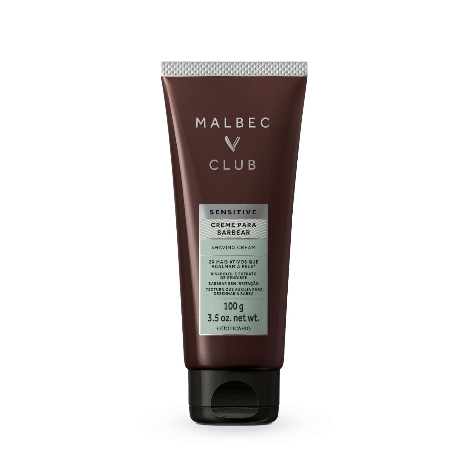 Creme Para Barbear Malbec Club Sensitive 100G