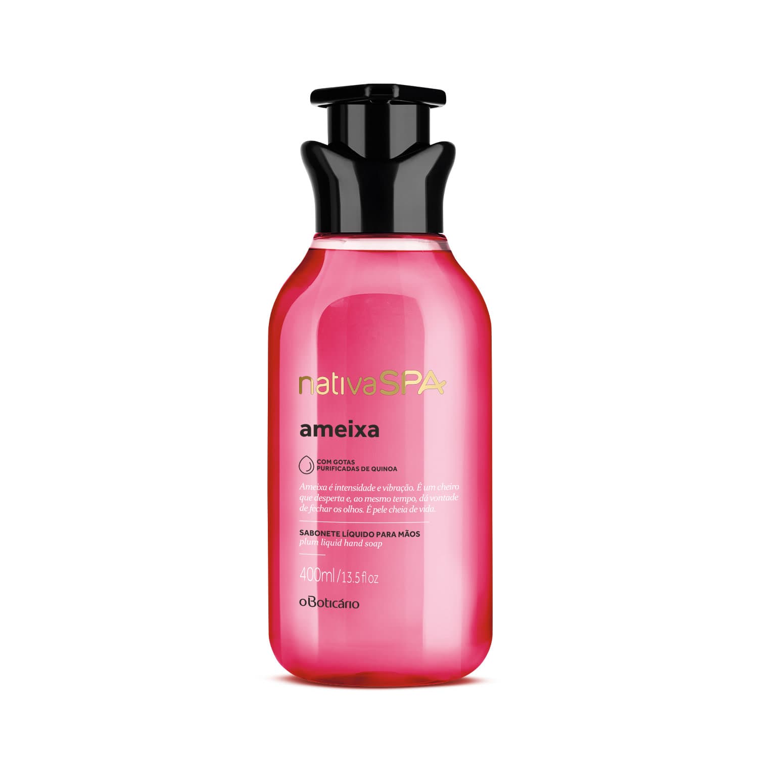Sabonete Líquido Para Mãos Nativa Spa Ameixa 400Ml