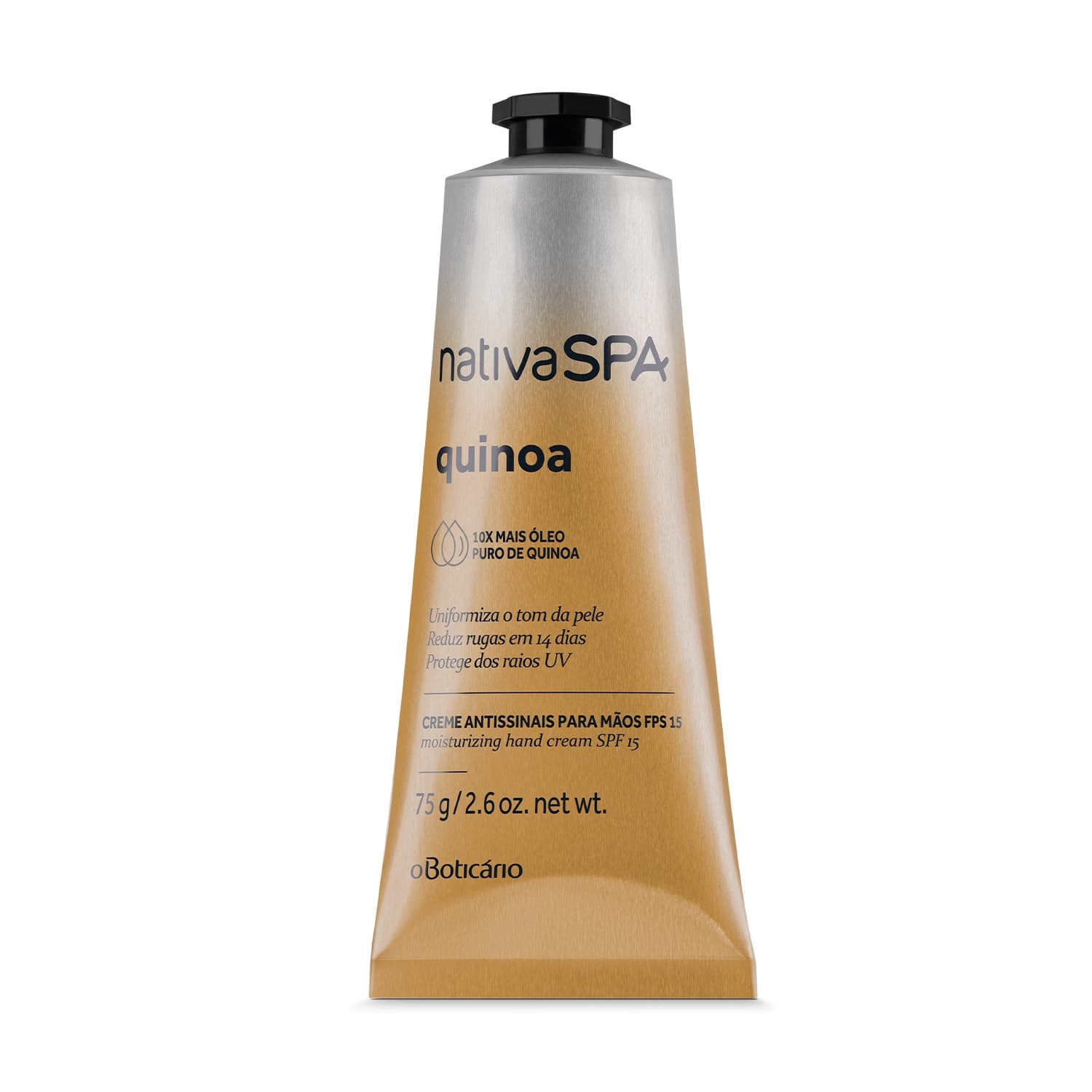 Creme Antissinais Para Mãos Fps 15 Nativa Spa Quinoa 75G