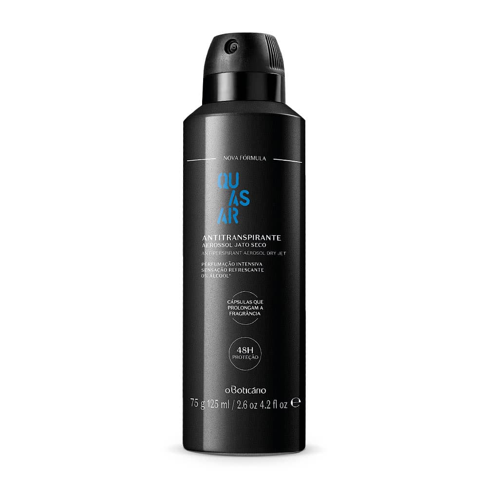 Desodorante Antitranspirante Aerossol Quasar 75G/125Ml