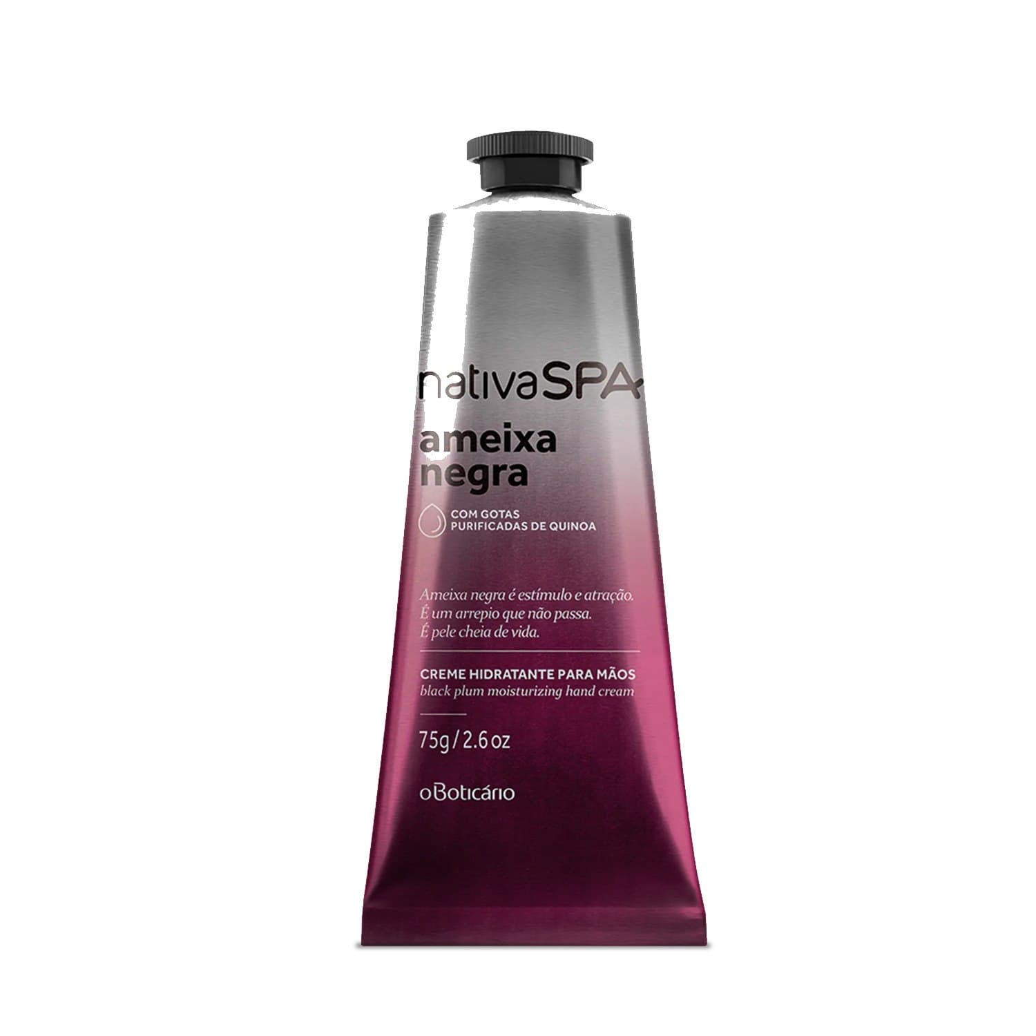 Creme Desodorante Para As Mãos Nativa Spa Ameixa Negra 75G