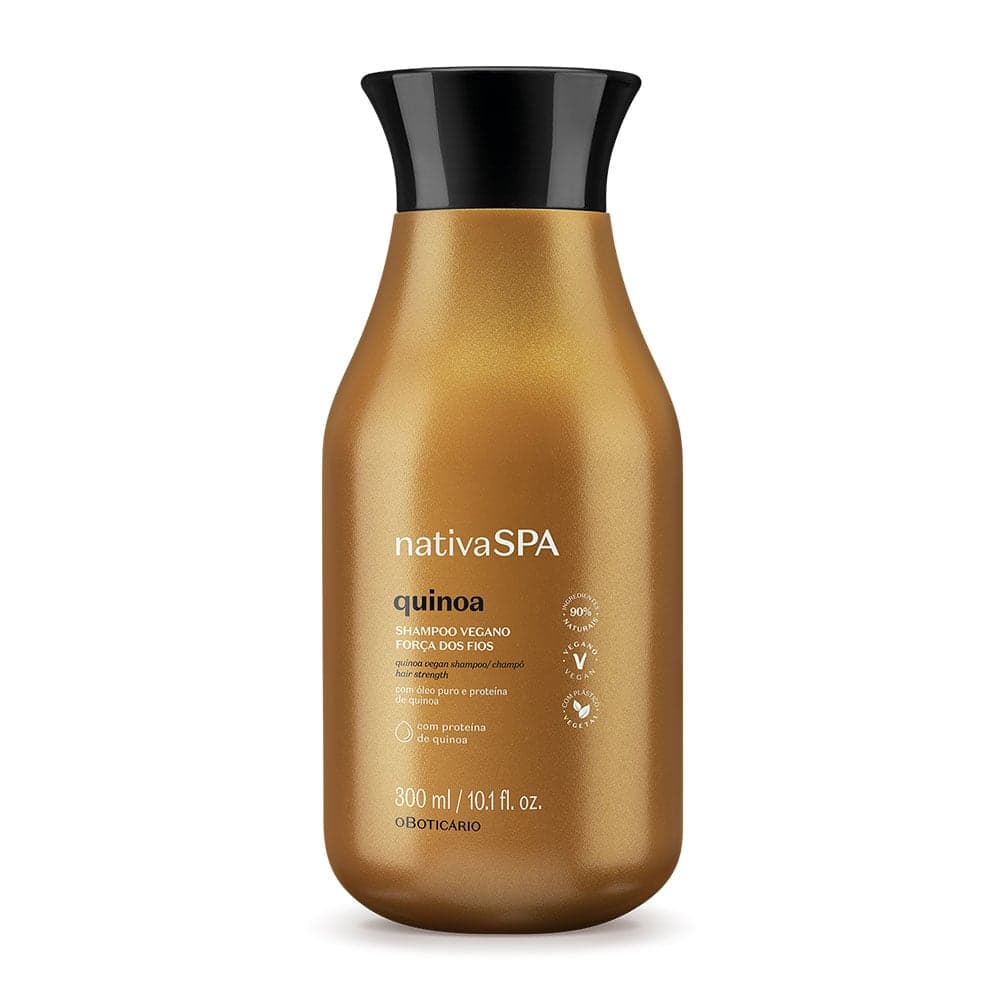 Shampoo Vegano Força Dos Fios Nativa Spa Quinoa 300Ml