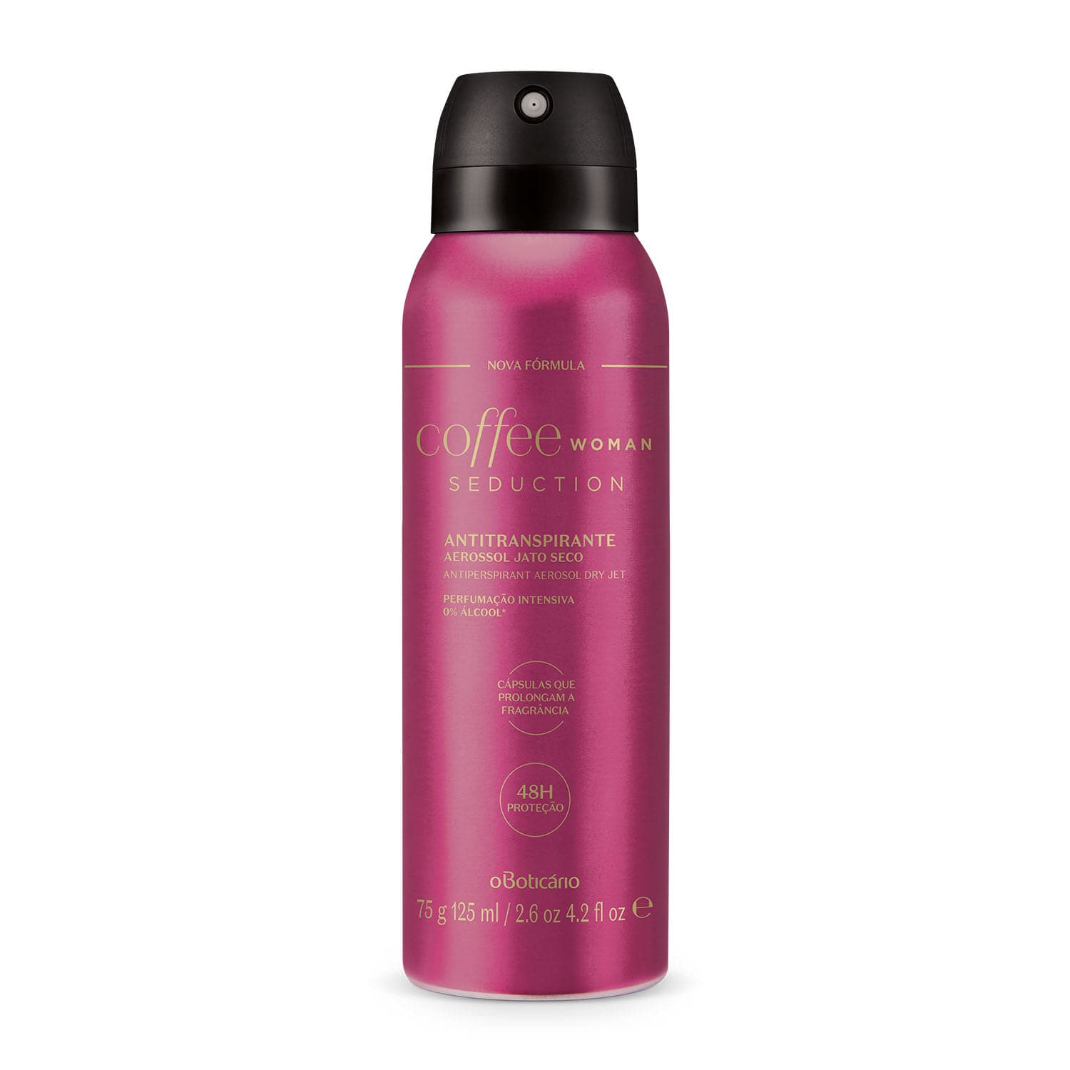 Desodorante Antitranspirante Aerosol Coffee Woman Seduction 75G/125Ml