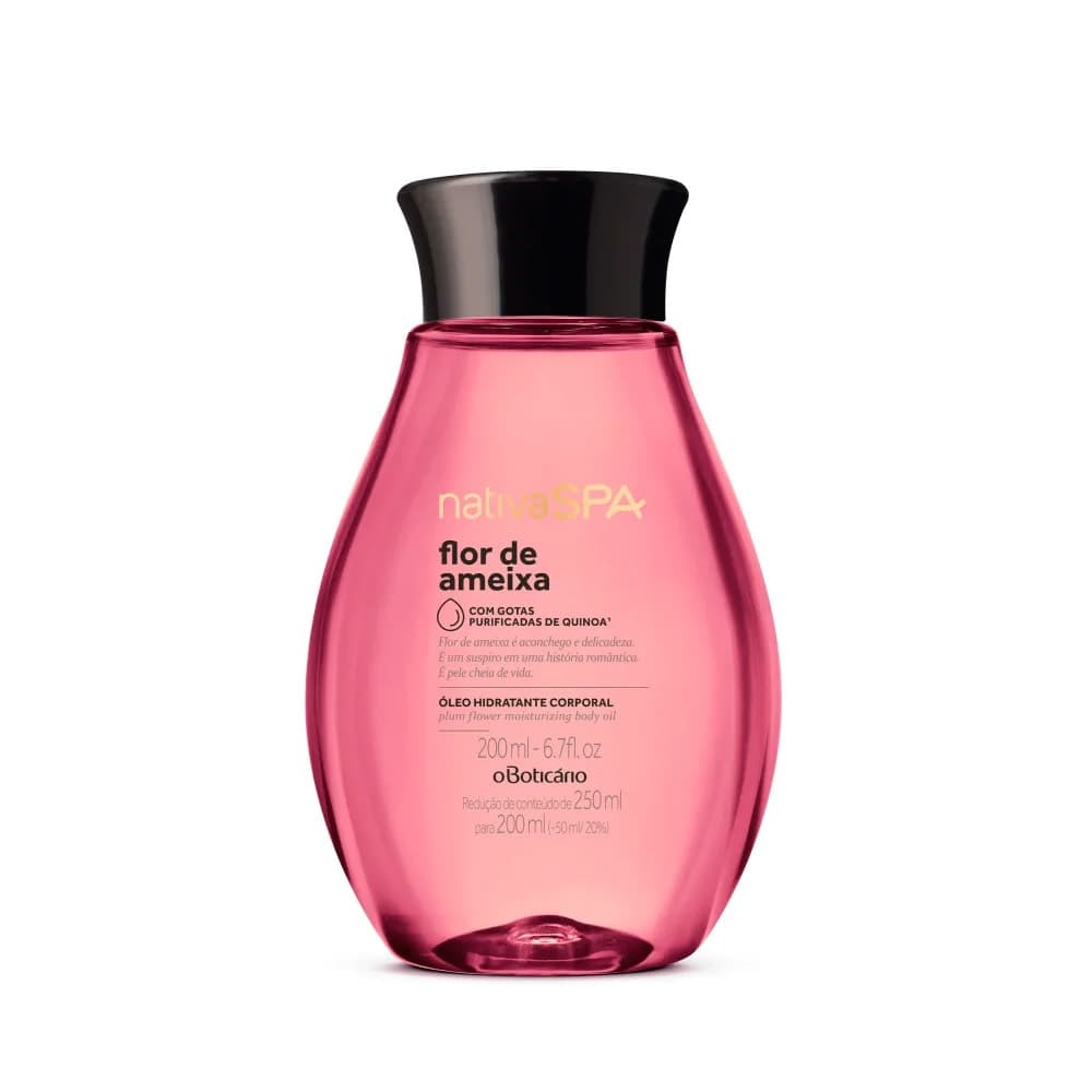 Óleo Desodorante Hidratante Corporal Nativa Spa Flor De Ameixa 200Ml