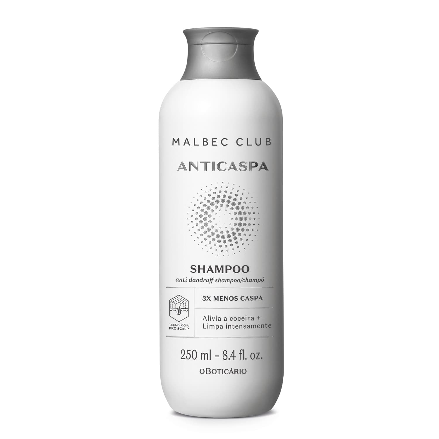 Shampoo Anticaspa Malbec Club 250Ml