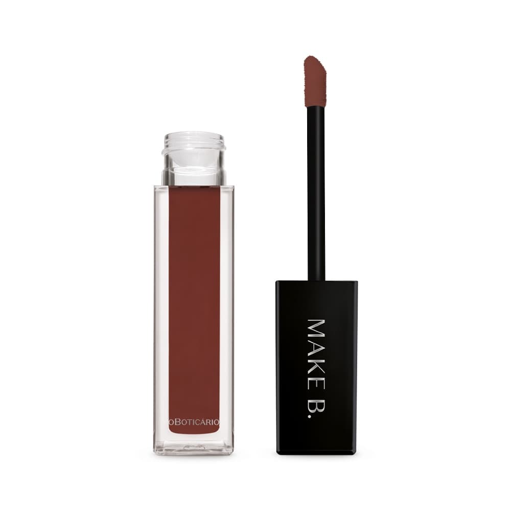 Batom Líquido Mate Marrom Warm Cashmere Make B. 5Ml