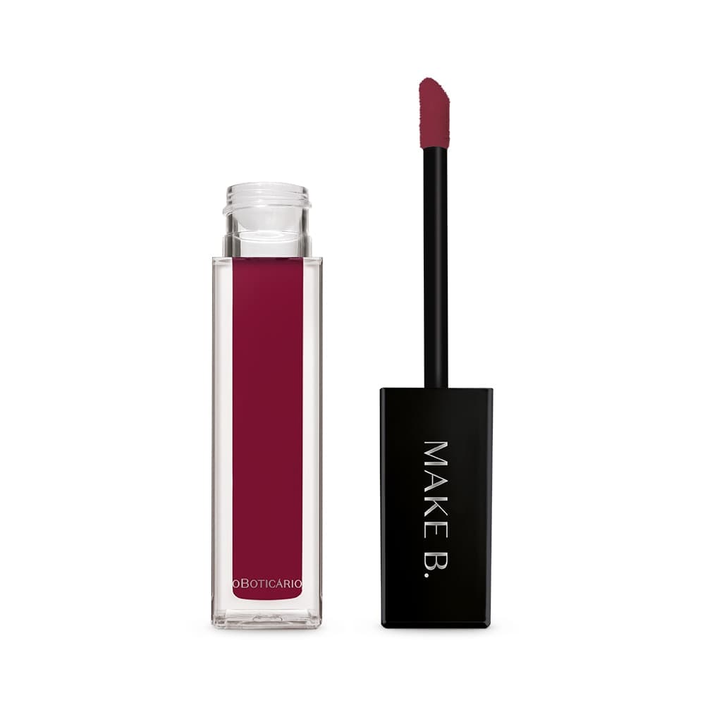 Batom Líquido Mate Magenta Gourmand Berry Make B. 5Ml