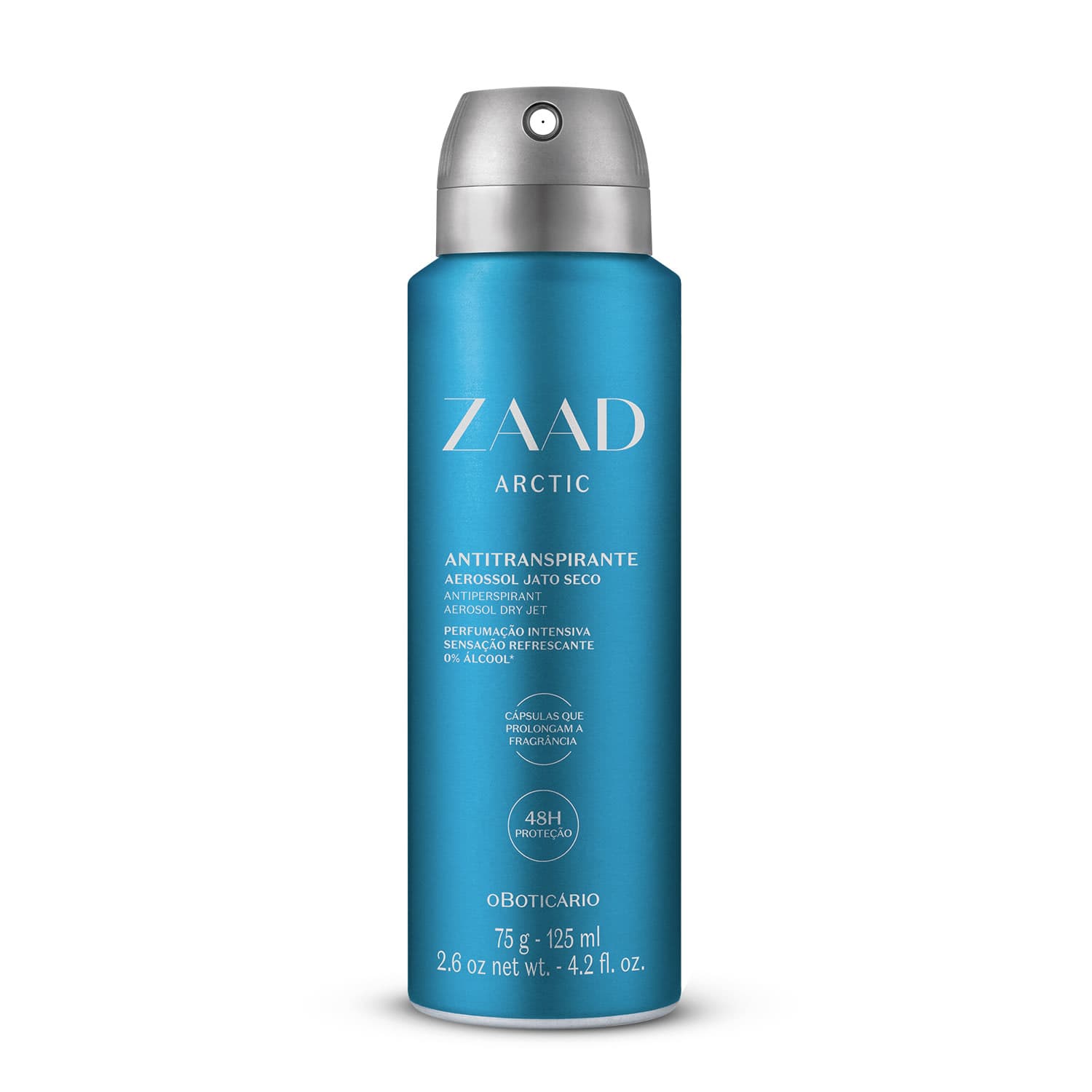Desodorante Antitranspirante Aerosol Zaad Arctic 75G/125Ml
