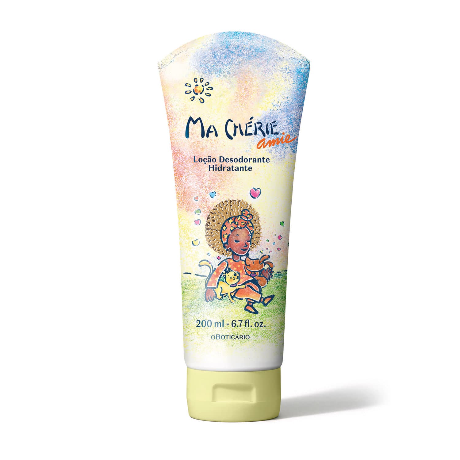 Loção Desodorante Hidratante Ma Chérie Amie 200Ml