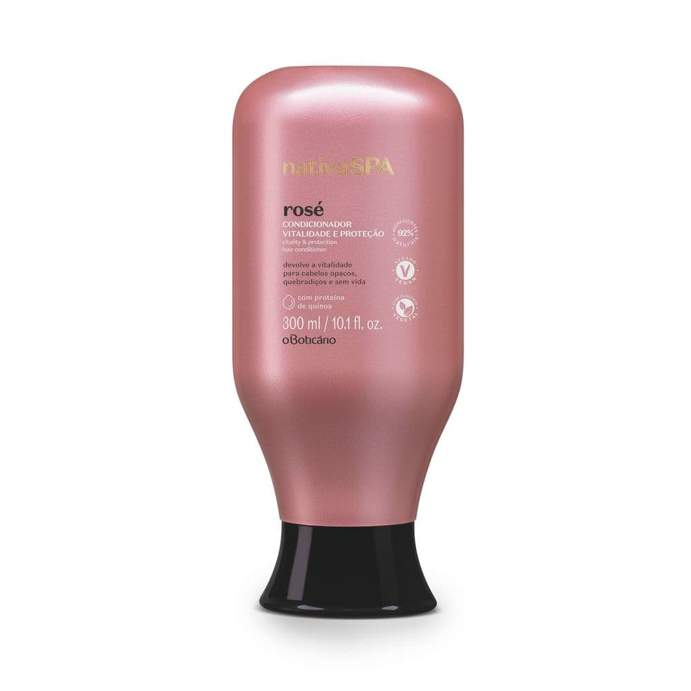 Condicionador Vitalidade E Proteção Nativa Spa Rosé 300Ml