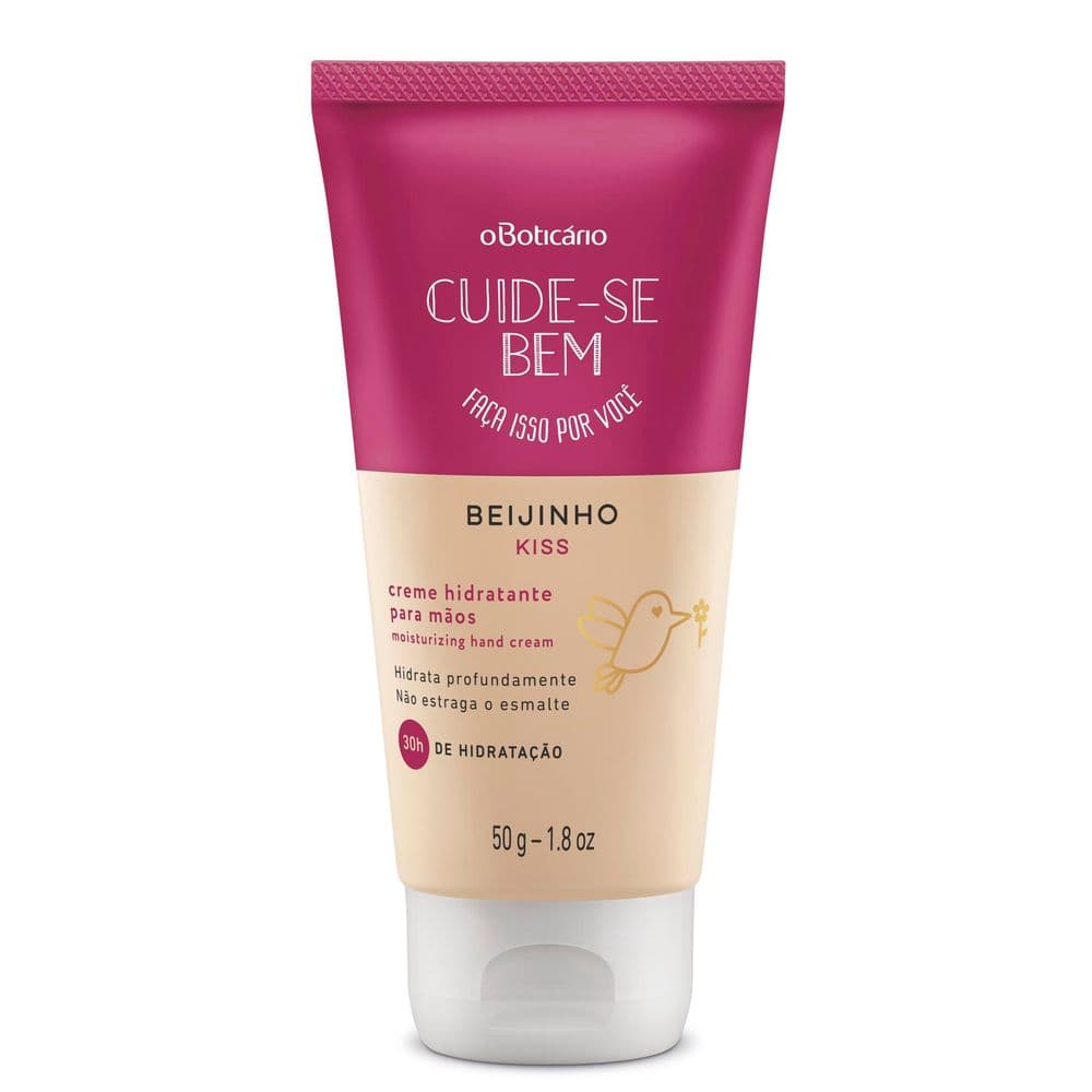 Creme Hidratante Para As Mãos Cuide-Se Bem Beijinho 50G