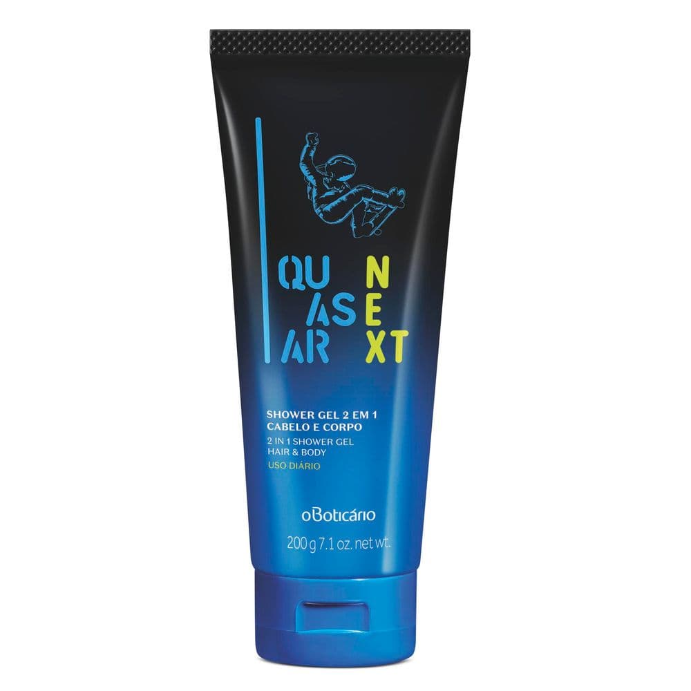 Shower Gel Infantil 2 Em 1 Cabelo E Corpo Quasar Next 200Ml