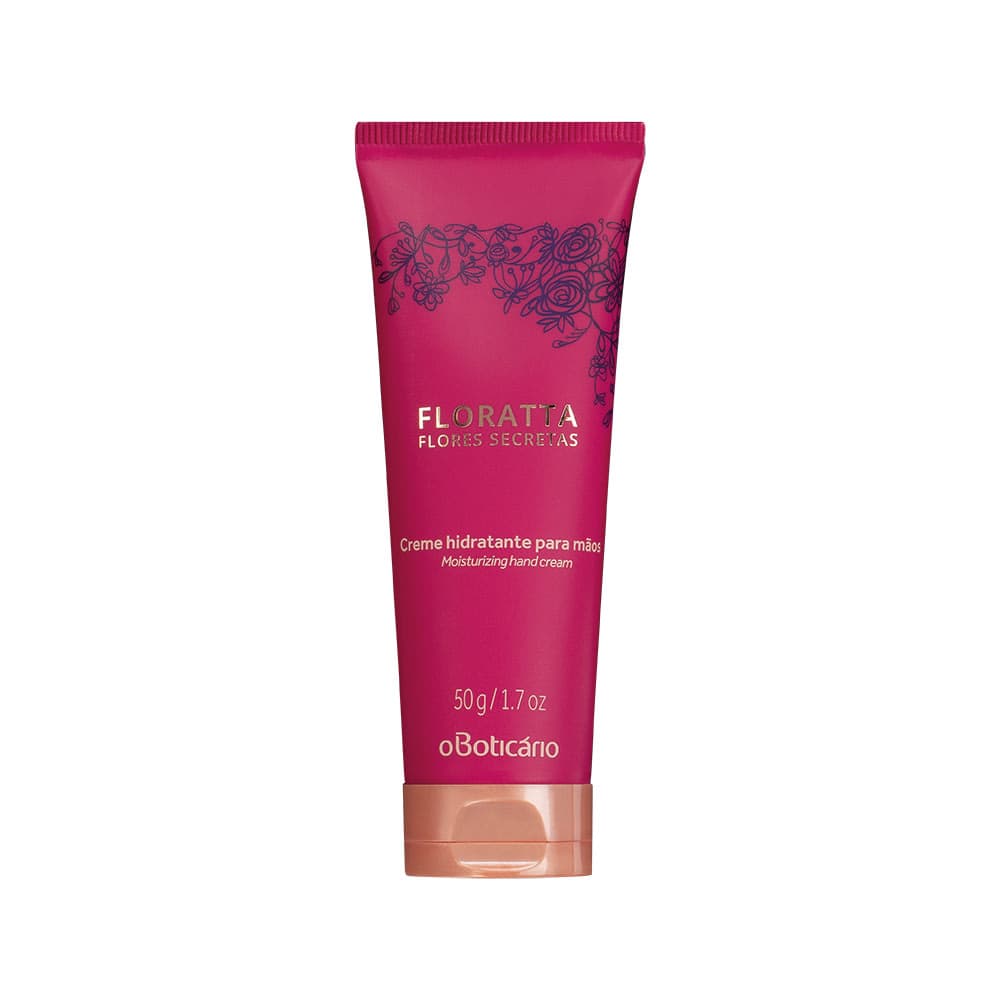 Creme Hidratante De Mãos Floratta, Flores Secretas 50G - Dsc