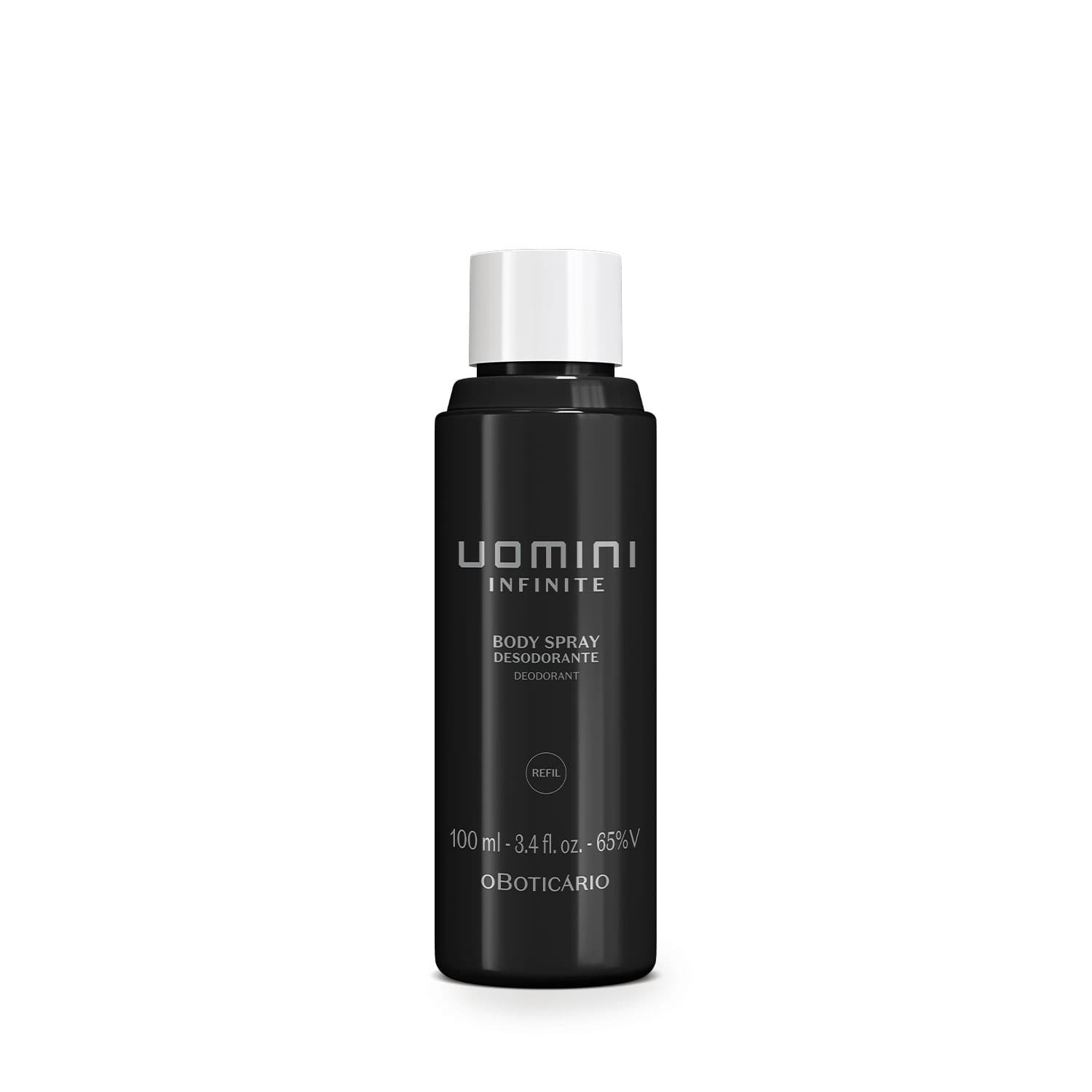 Refil Body Spray Desodorante Uomini Infinite 100Ml