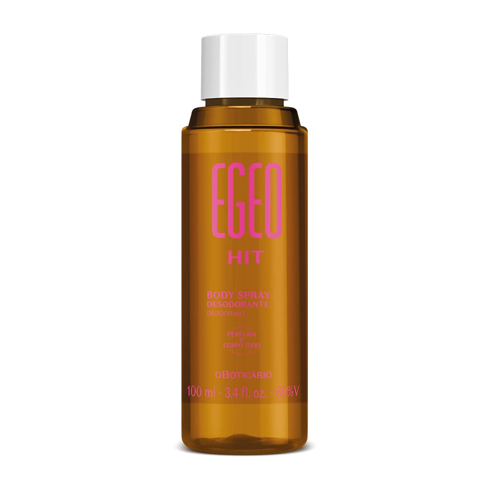 Refil Body Spray Desodorante Egeo Hit 100Ml