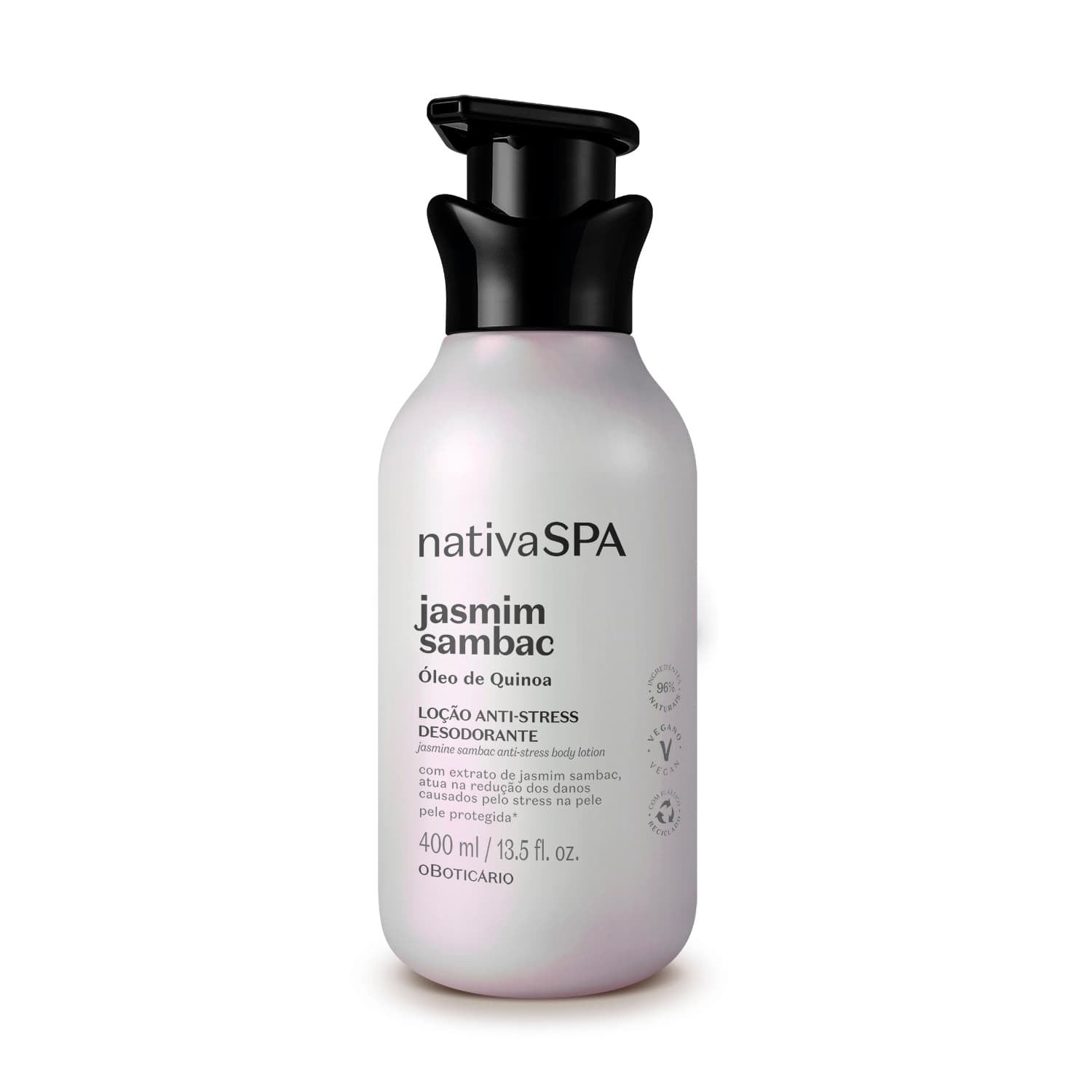 Loção Hidratante Desodorante Corporal Anti-Stress Nativa Spa Jasmim Sambac 400Ml
