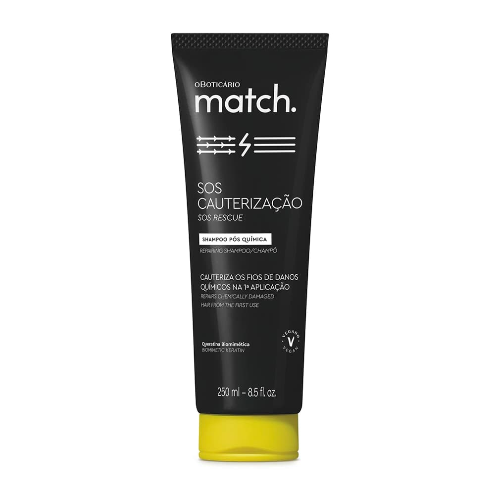 Shampoo Pós-Química Match Sos Cauterização 250Ml
