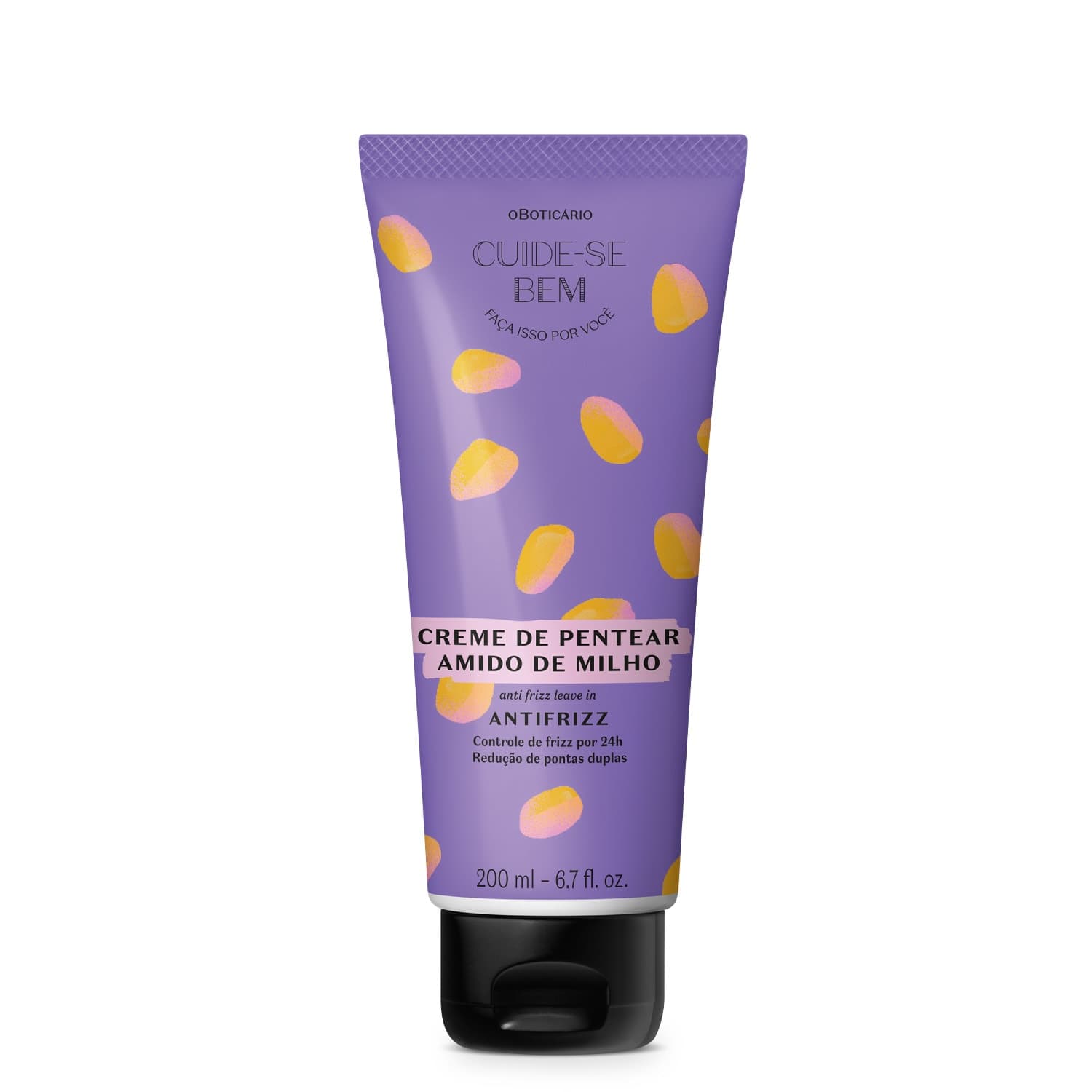 Creme De Pentear Amido De Milho Cuide-Se Bem Feira 200Ml