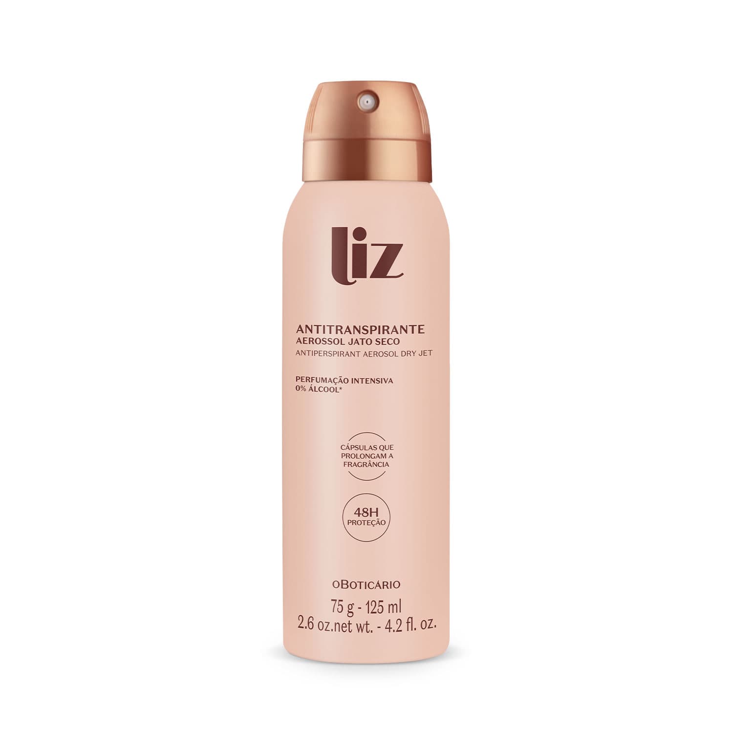 Desodorante Antitranspirante Aerossol Liz 75G/125Ml