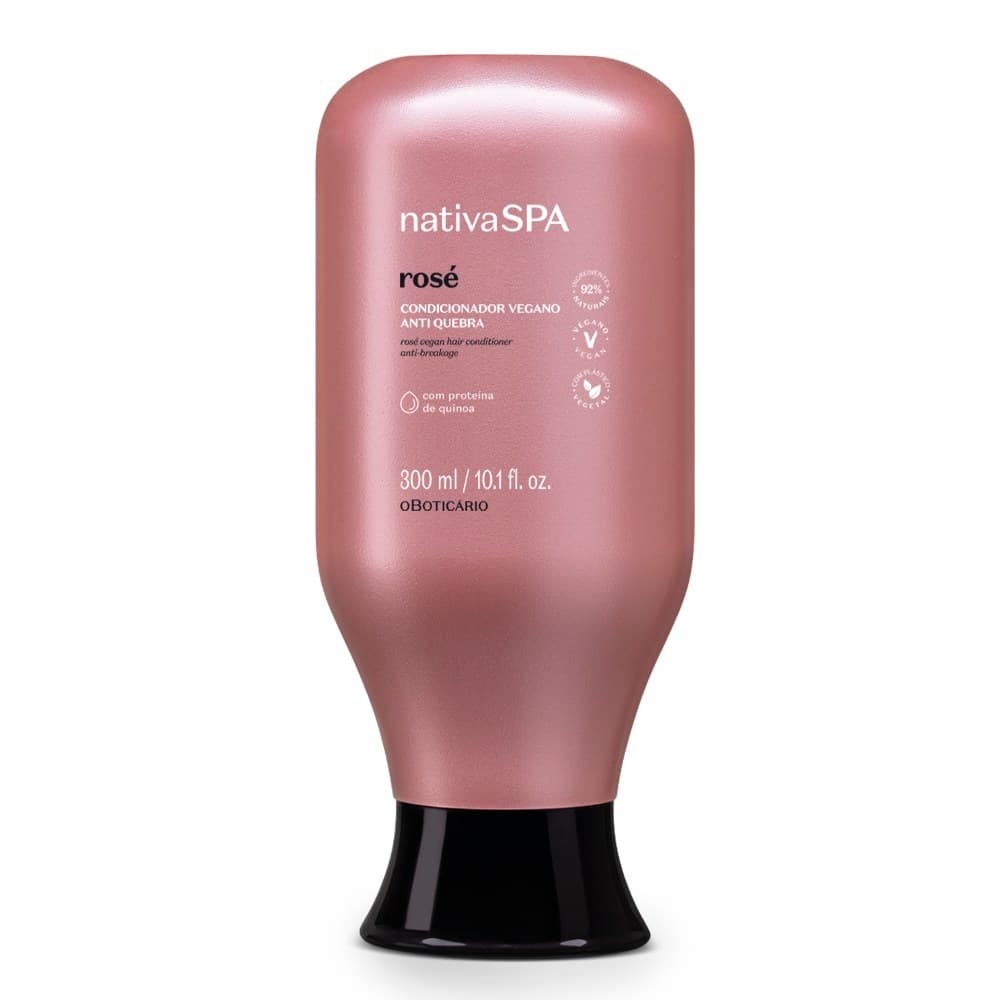 Condicionador Vegano Anti Quebra Nativa Spa Rosé 300Ml