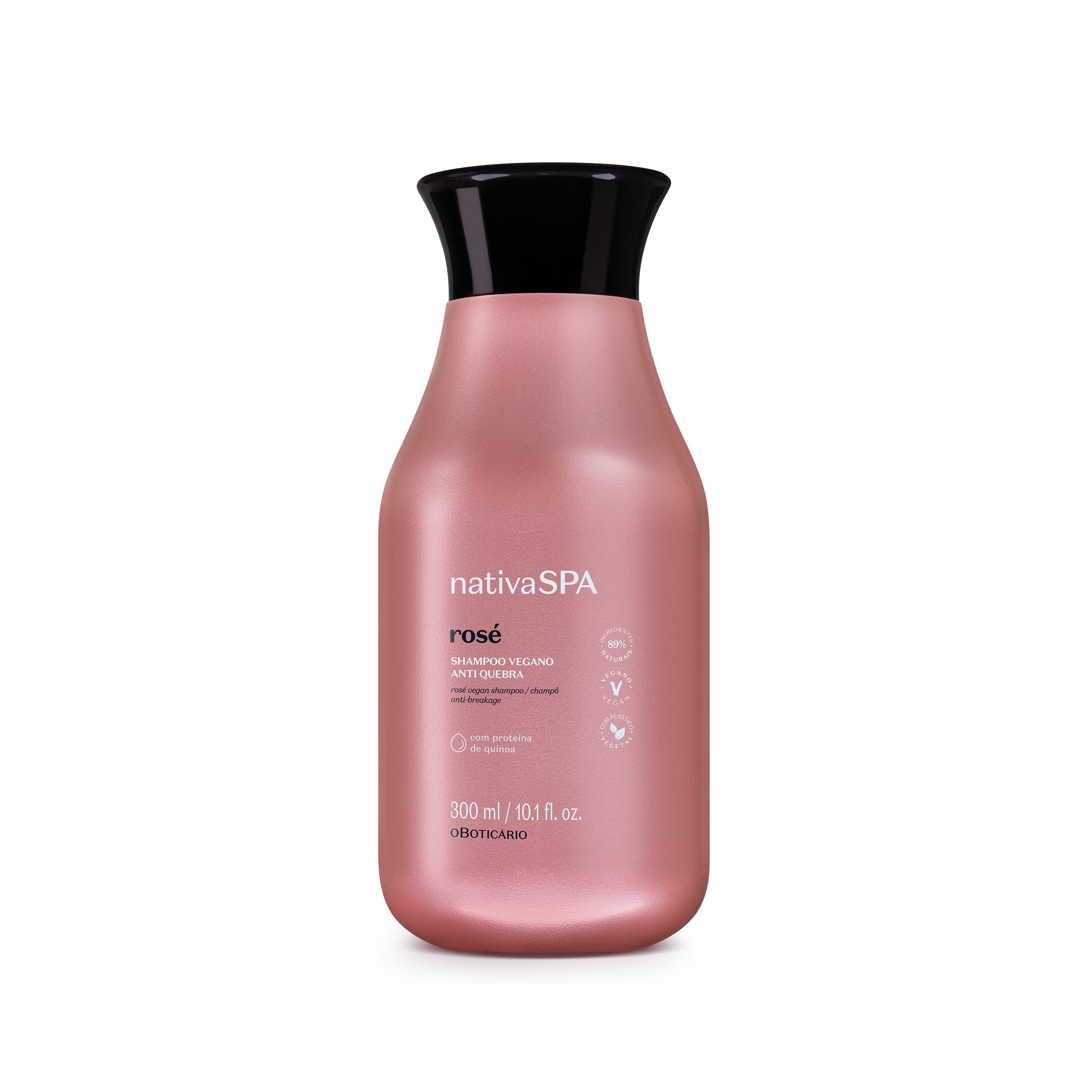 Shampoo Vegano Nativa Spa Rosé 300Ml