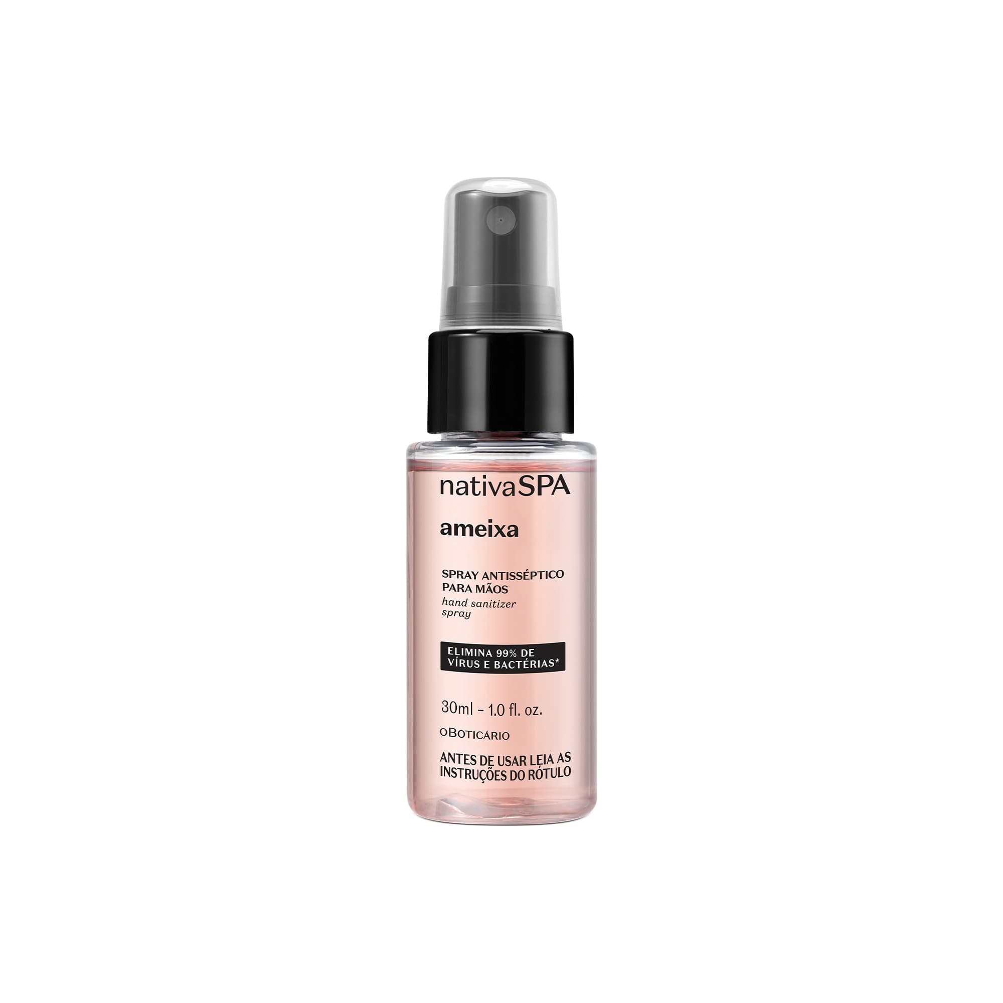 Spray Antisséptico Para Mãos Nativa Spa Ameixa 30Ml