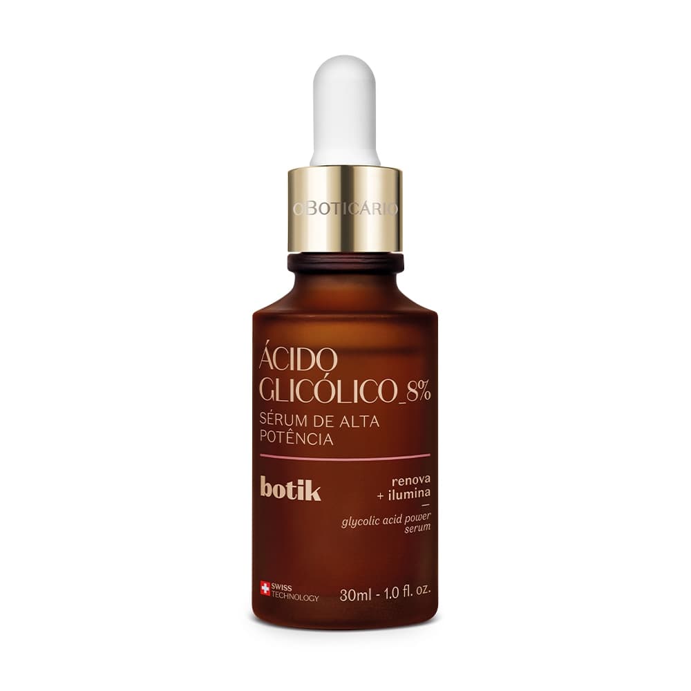 Sérum De Alta Potência Ácido Glicólico 8% Botik 30Ml