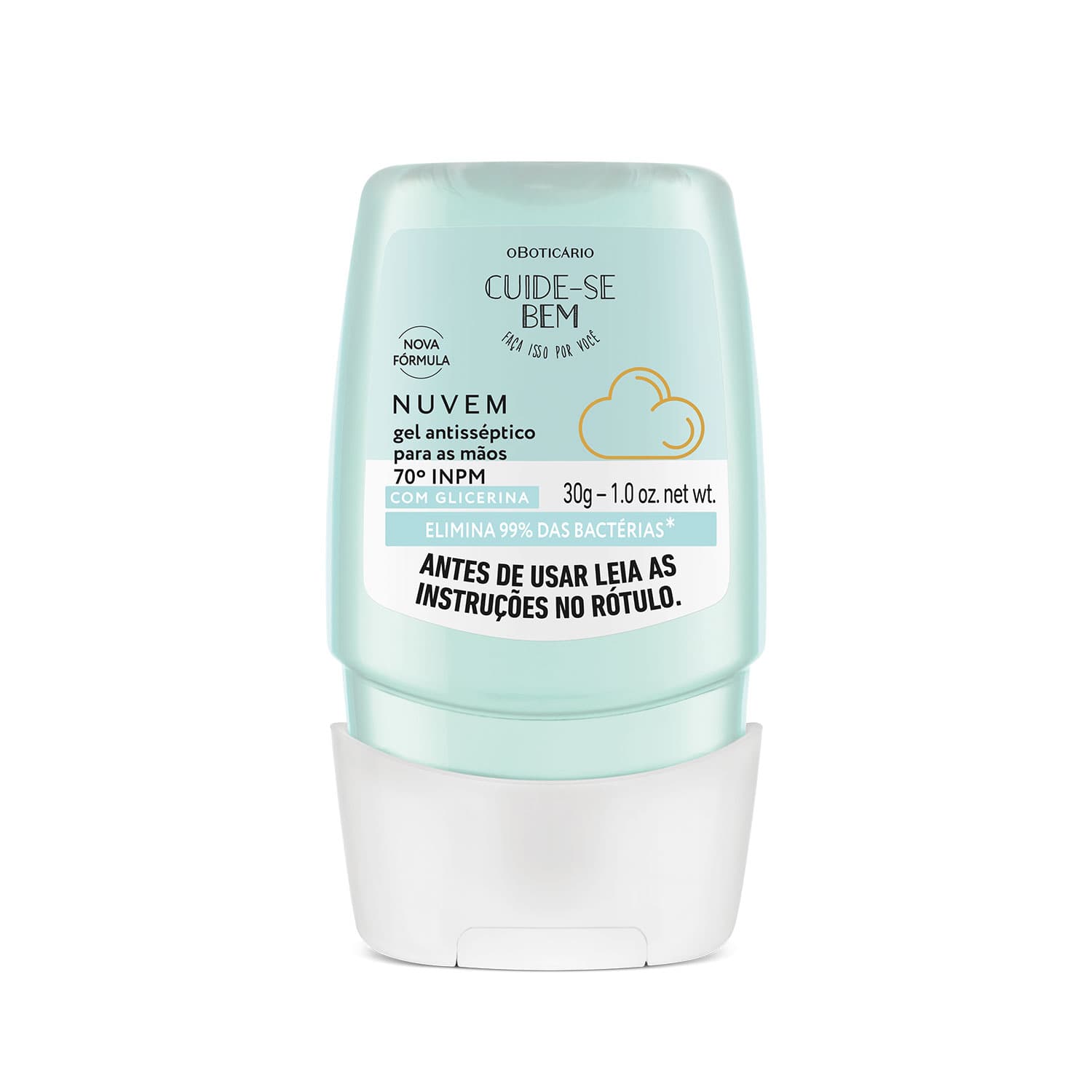 Gel Antisséptico 70º Inpm Cuide-Se Bem Nuvem 30G