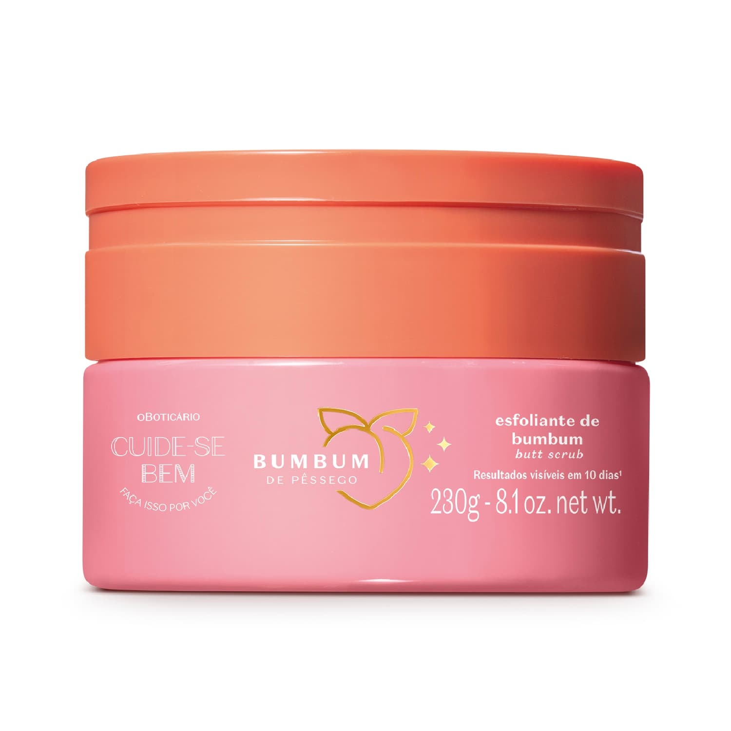 Creme Esfoliante De Bumbum Cuide-Se Bem Bumbum De Pêssego 230G