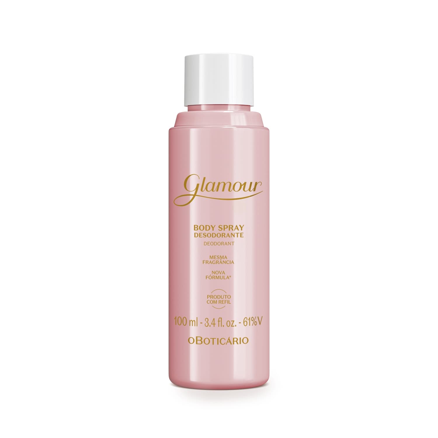 Refil Body Spray Desodorante Glamour 100Ml