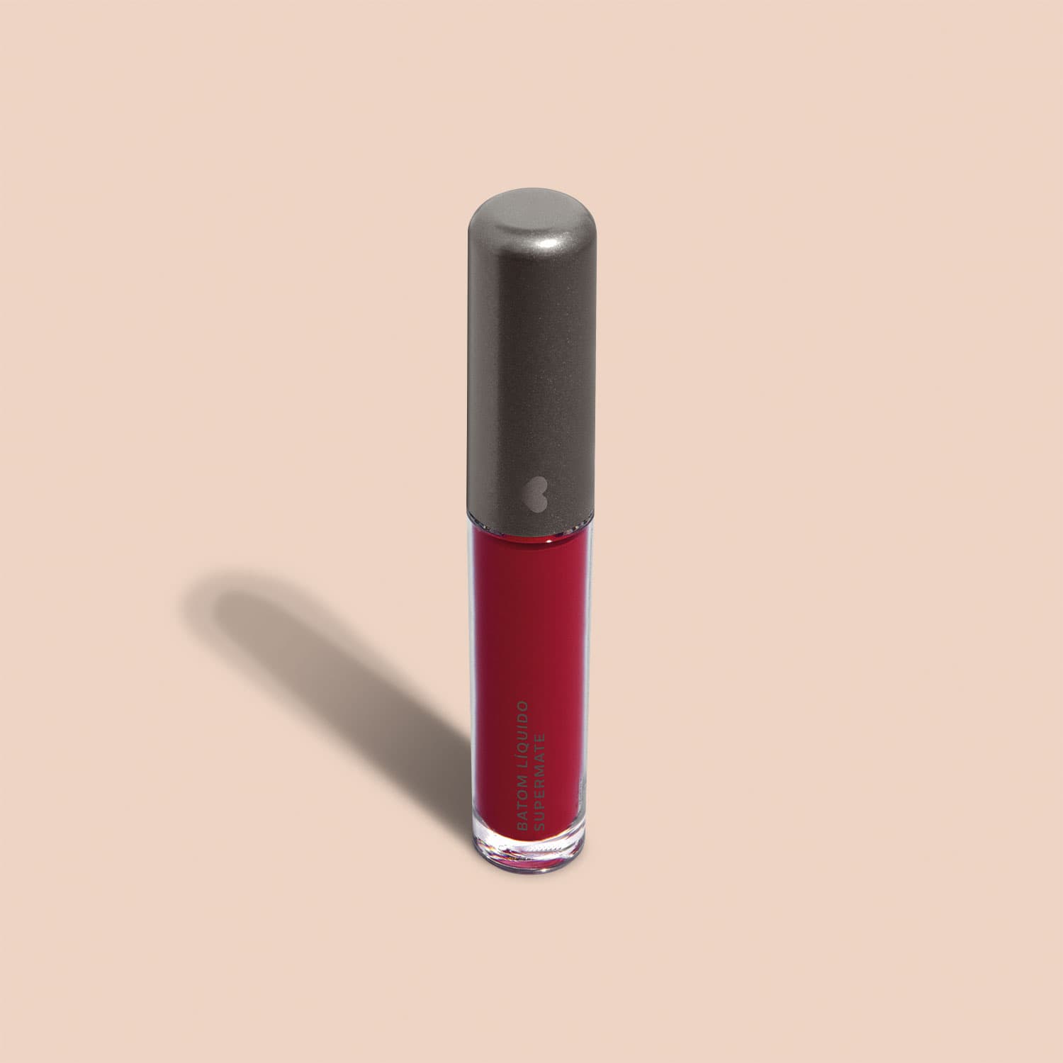 Batom Líquido Vermelho Vermeli Supermate 4Ml