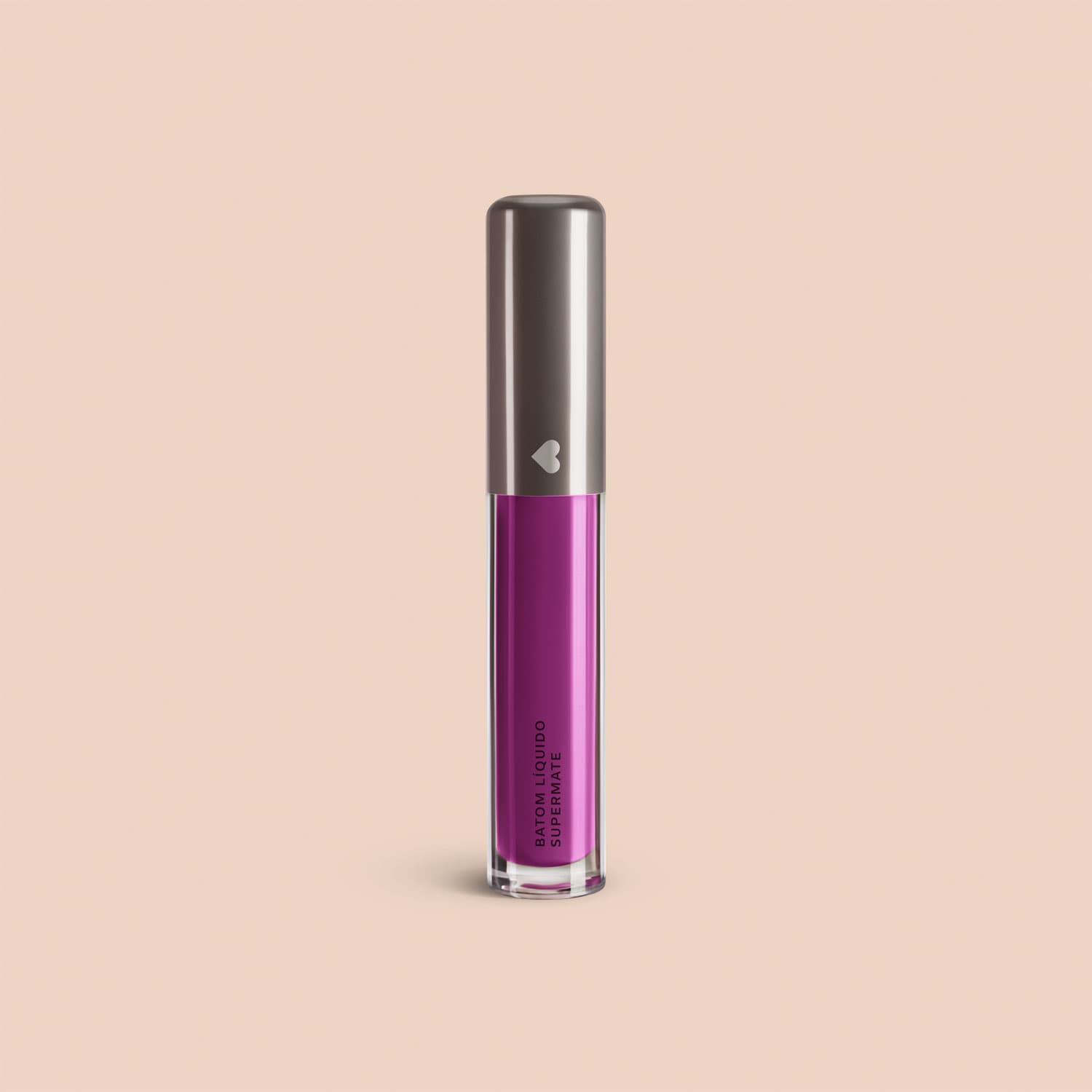 Batom Líquido Roxo Uvali Supermate 4Ml