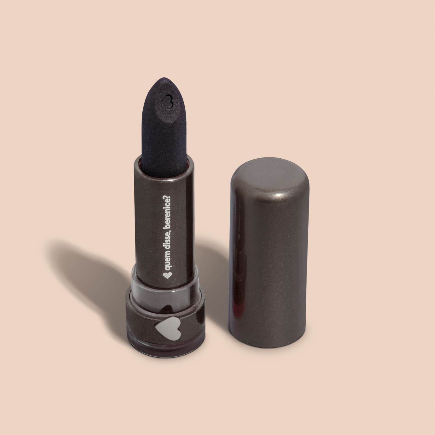 Batom Mate Alta Pigmentação Preto Pretô 3,8G